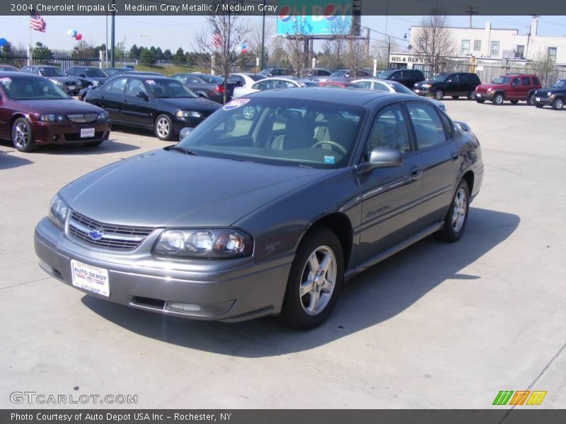 Medium Gray Metallic / Medium Gray 2004 Chevrolet Impala LS
