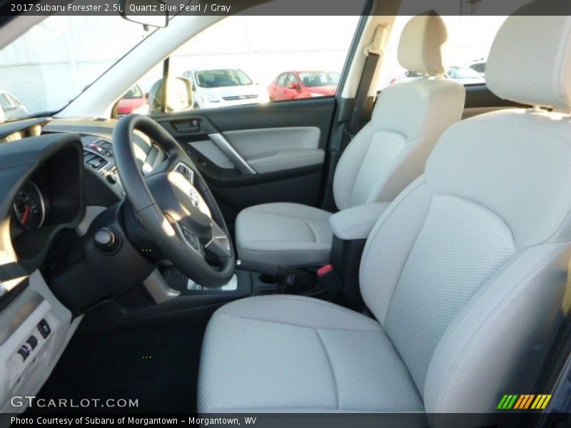 Quartz Blue Pearl / Gray 2017 Subaru Forester 2.5i