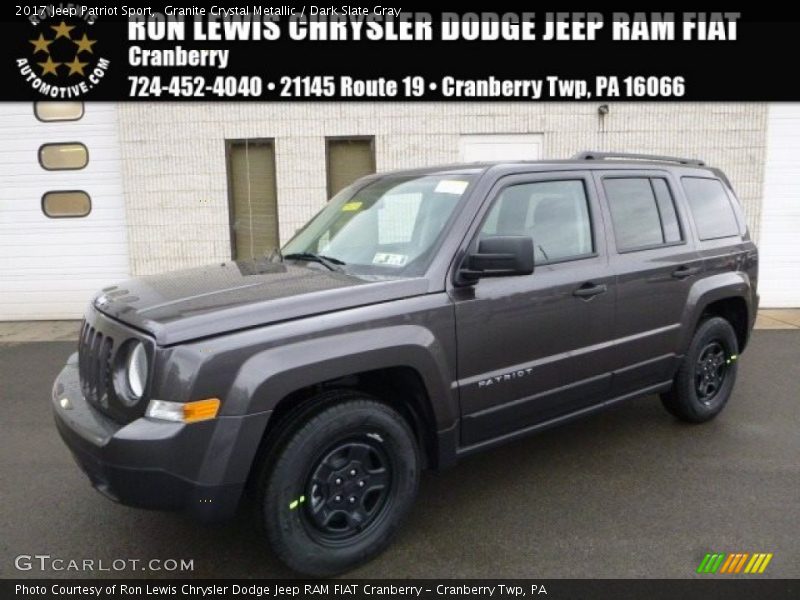 Granite Crystal Metallic / Dark Slate Gray 2017 Jeep Patriot Sport