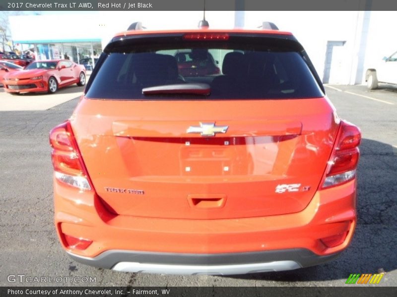 Red Hot / Jet Black 2017 Chevrolet Trax LT AWD