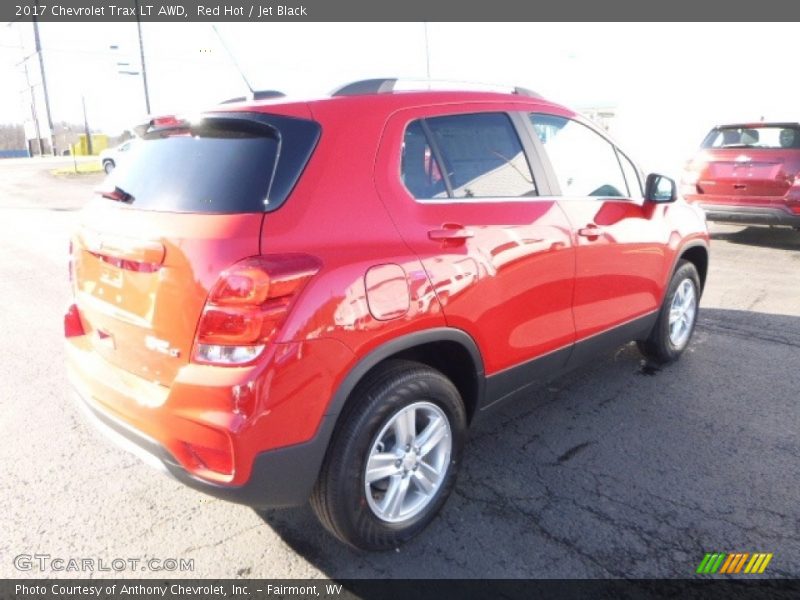 Red Hot / Jet Black 2017 Chevrolet Trax LT AWD