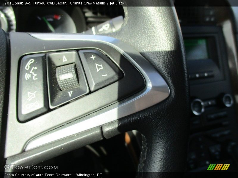 Granite Grey Metallic / Jet Black 2011 Saab 9-5 Turbo6 XWD Sedan