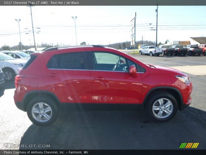 Red Hot / Jet Black 2017 Chevrolet Trax LT AWD