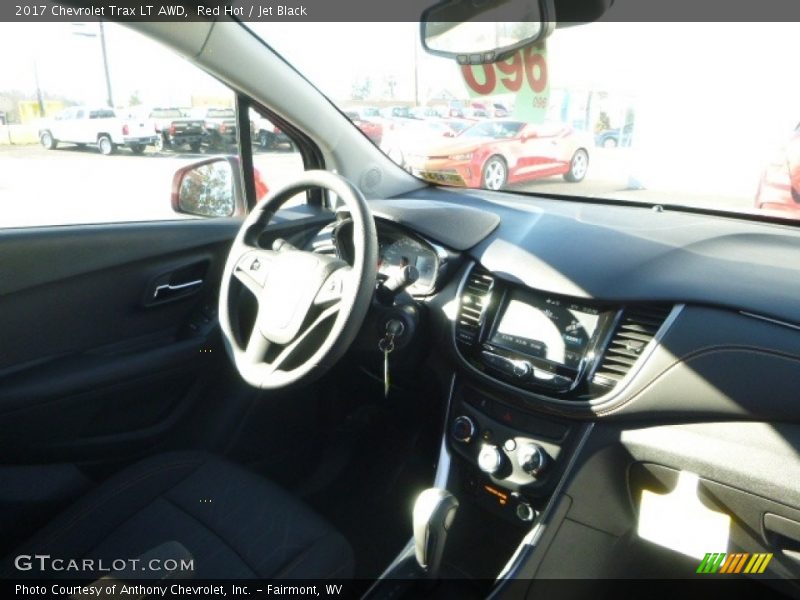 Red Hot / Jet Black 2017 Chevrolet Trax LT AWD