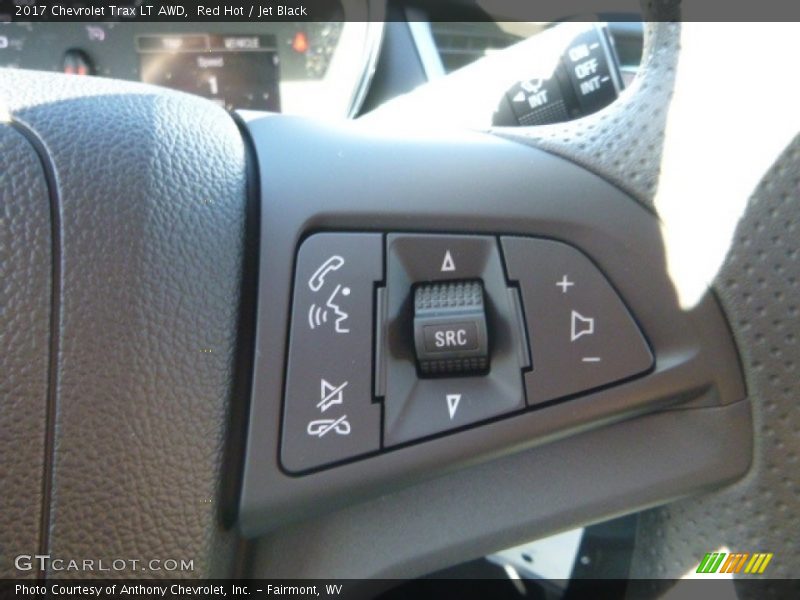 Red Hot / Jet Black 2017 Chevrolet Trax LT AWD