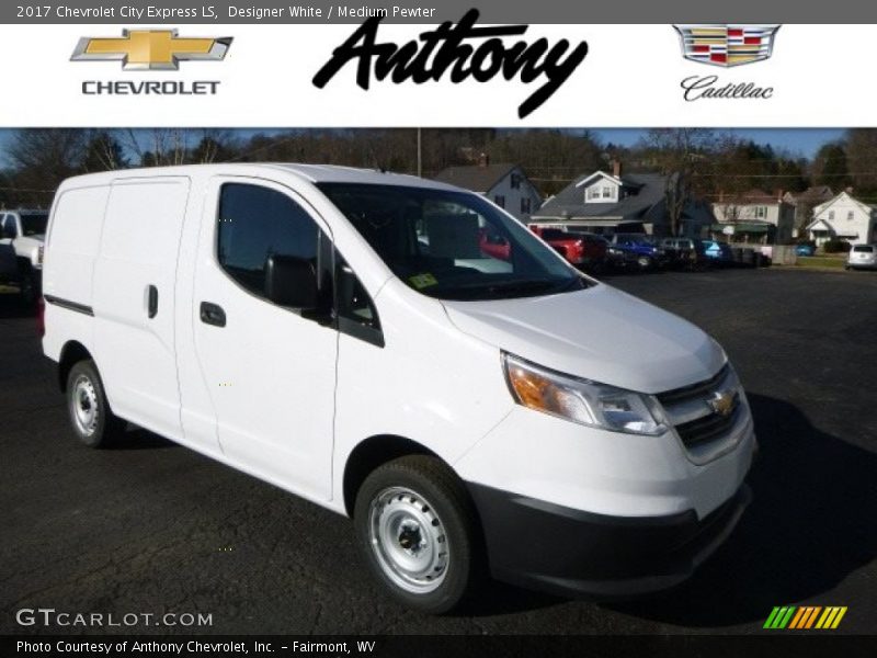 Designer White / Medium Pewter 2017 Chevrolet City Express LS