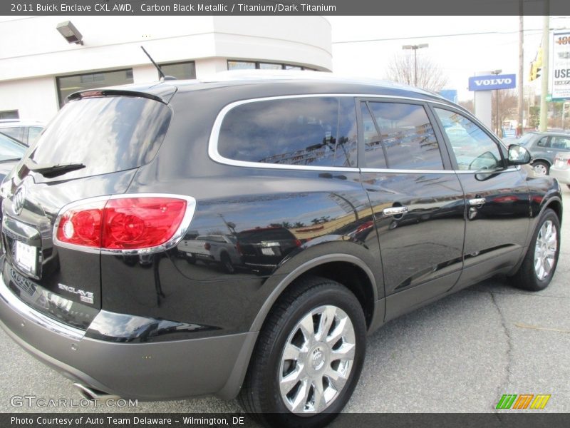 Carbon Black Metallic / Titanium/Dark Titanium 2011 Buick Enclave CXL AWD