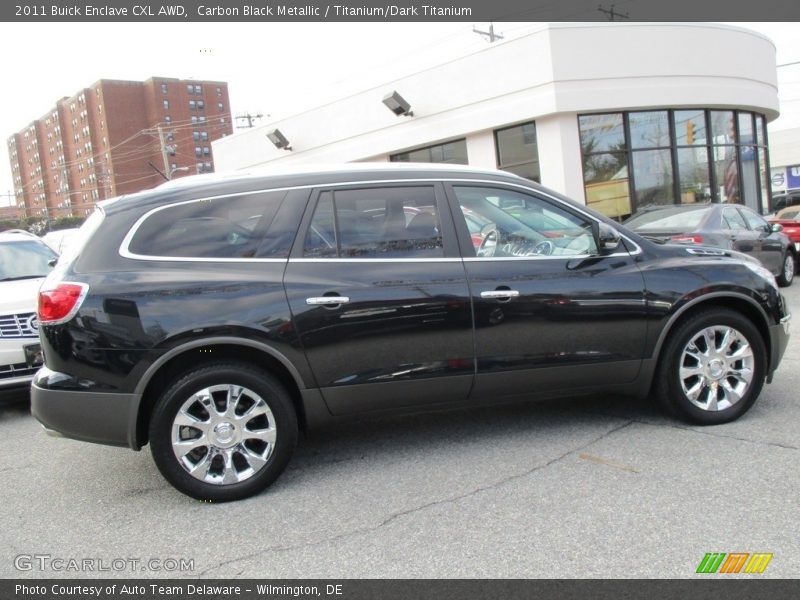 Carbon Black Metallic / Titanium/Dark Titanium 2011 Buick Enclave CXL AWD