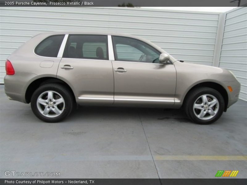 Prosecco Metallic / Black 2005 Porsche Cayenne