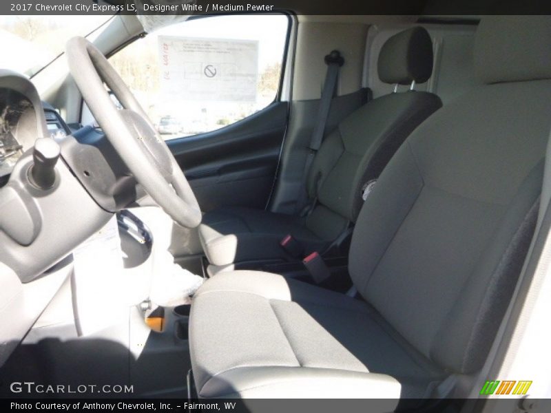 Designer White / Medium Pewter 2017 Chevrolet City Express LS