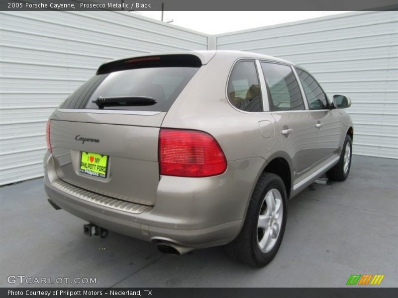 Prosecco Metallic / Black 2005 Porsche Cayenne