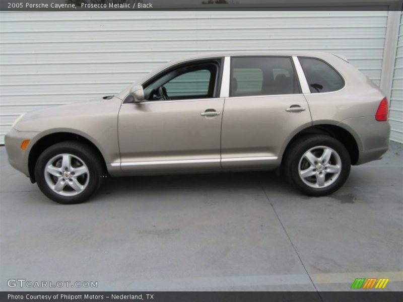 Prosecco Metallic / Black 2005 Porsche Cayenne