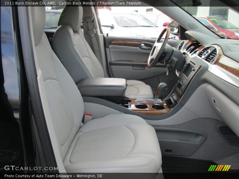 Carbon Black Metallic / Titanium/Dark Titanium 2011 Buick Enclave CXL AWD