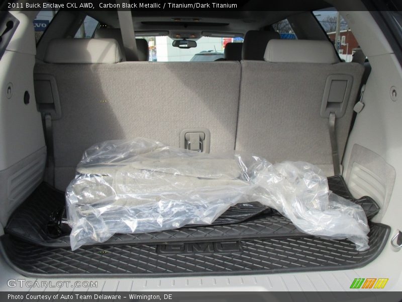 Carbon Black Metallic / Titanium/Dark Titanium 2011 Buick Enclave CXL AWD
