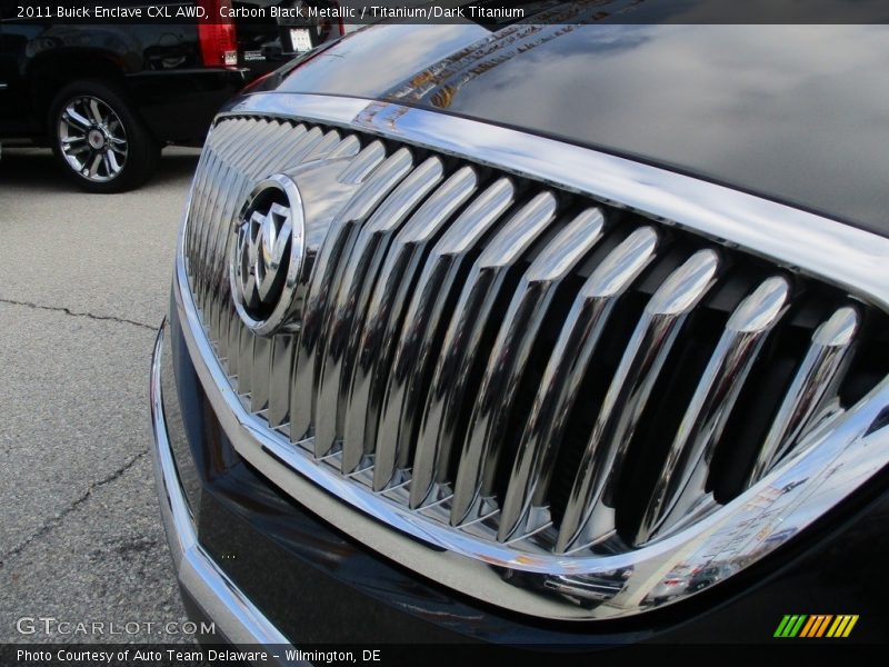 Carbon Black Metallic / Titanium/Dark Titanium 2011 Buick Enclave CXL AWD