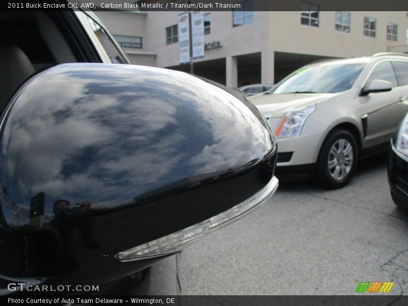 Carbon Black Metallic / Titanium/Dark Titanium 2011 Buick Enclave CXL AWD
