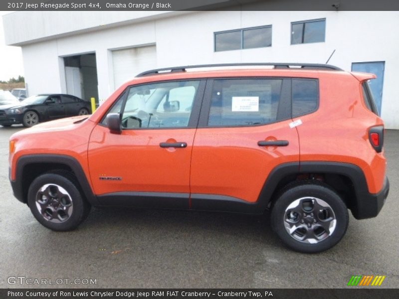 Omaha Orange / Black 2017 Jeep Renegade Sport 4x4