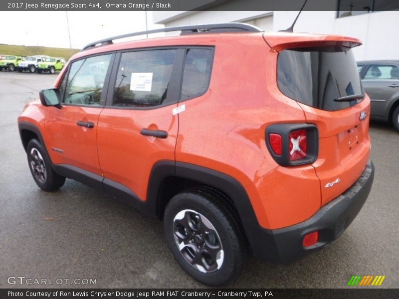 Omaha Orange / Black 2017 Jeep Renegade Sport 4x4