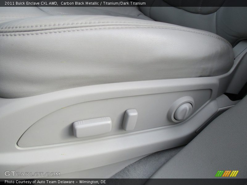 Carbon Black Metallic / Titanium/Dark Titanium 2011 Buick Enclave CXL AWD