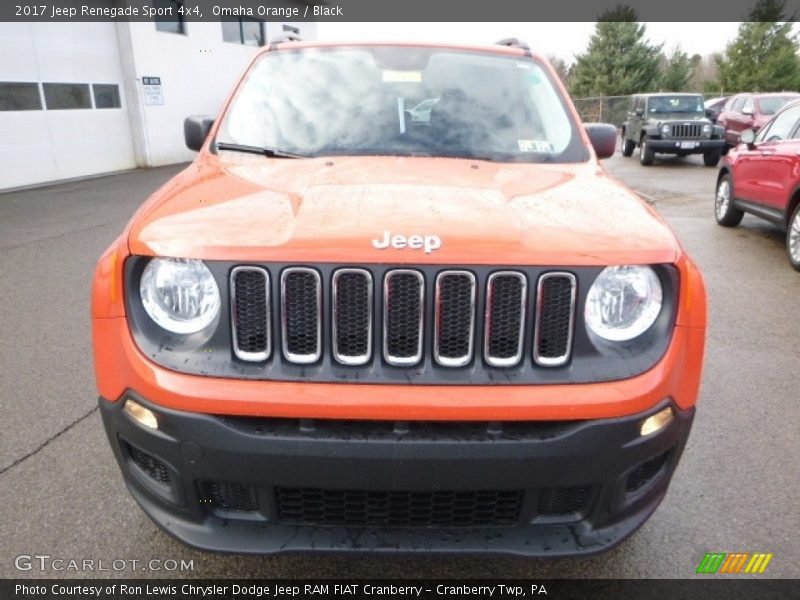 Omaha Orange / Black 2017 Jeep Renegade Sport 4x4