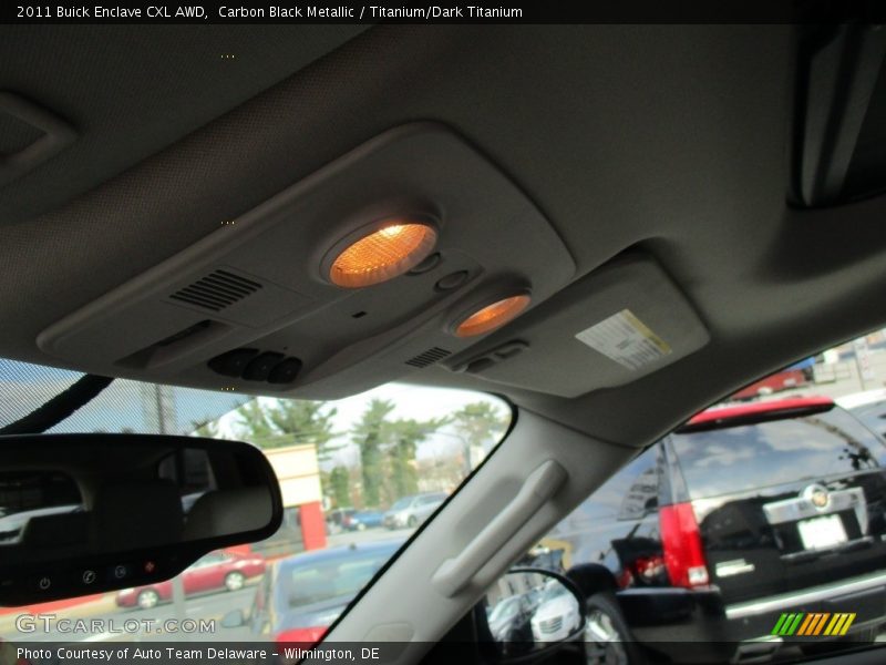 Carbon Black Metallic / Titanium/Dark Titanium 2011 Buick Enclave CXL AWD