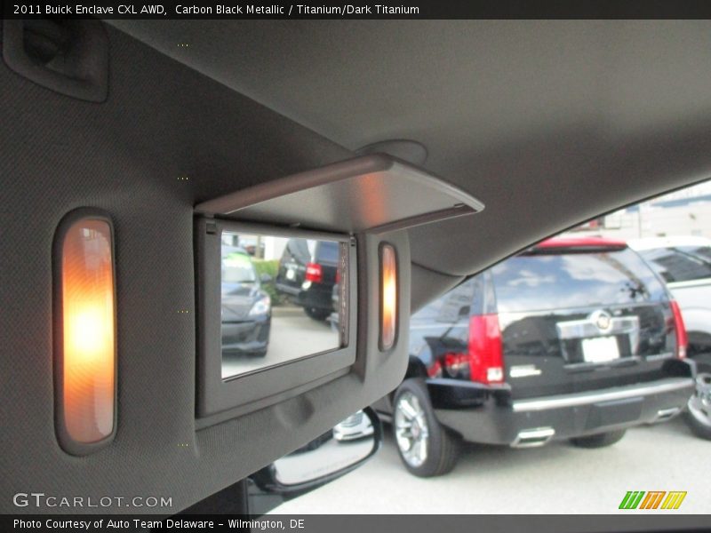 Carbon Black Metallic / Titanium/Dark Titanium 2011 Buick Enclave CXL AWD