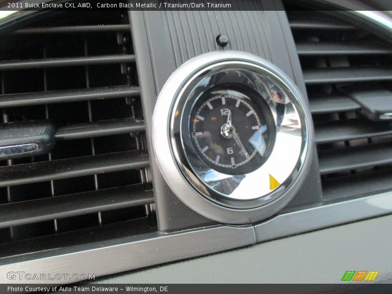 Carbon Black Metallic / Titanium/Dark Titanium 2011 Buick Enclave CXL AWD