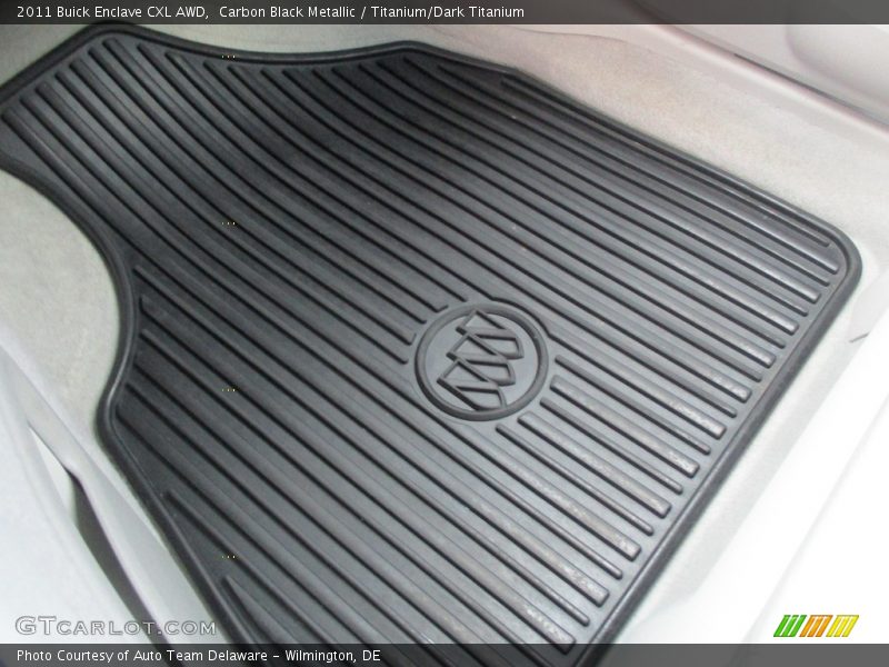 Carbon Black Metallic / Titanium/Dark Titanium 2011 Buick Enclave CXL AWD