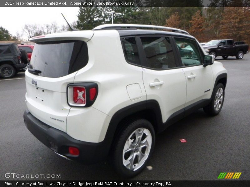 Alpine White / Bark Brown/Ski Grey 2017 Jeep Renegade Limited 4x4