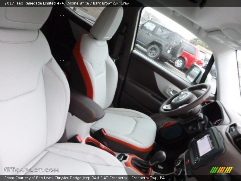 Front Seat of 2017 Renegade Limited 4x4