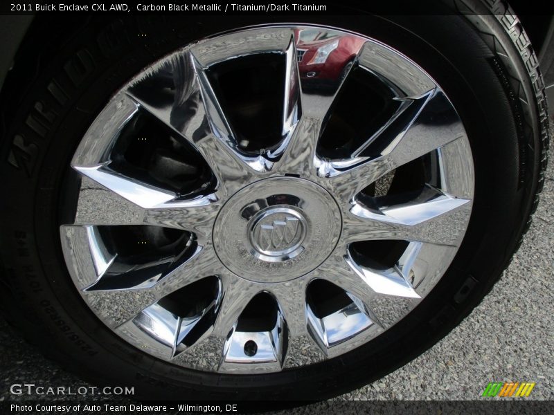 Carbon Black Metallic / Titanium/Dark Titanium 2011 Buick Enclave CXL AWD