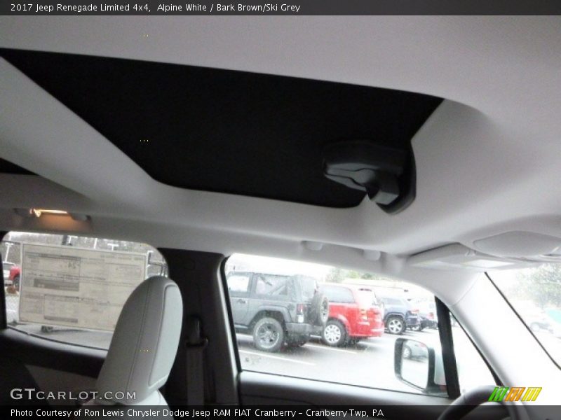 Alpine White / Bark Brown/Ski Grey 2017 Jeep Renegade Limited 4x4