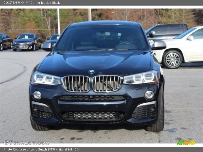 Jet Black / Black 2017 BMW X4 M40i