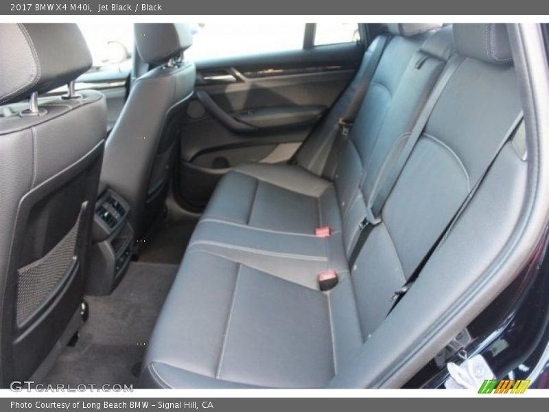 Rear Seat of 2017 X4 M40i