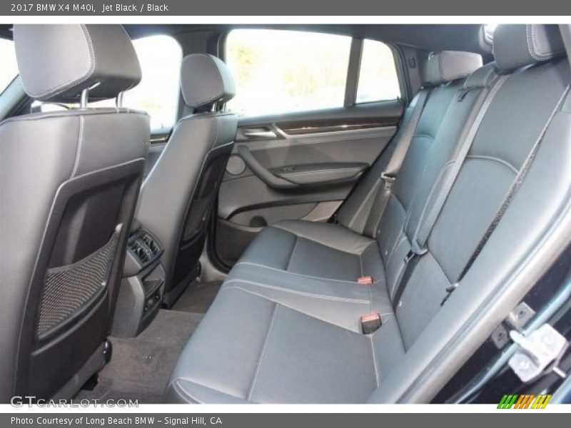 Rear Seat of 2017 X4 M40i