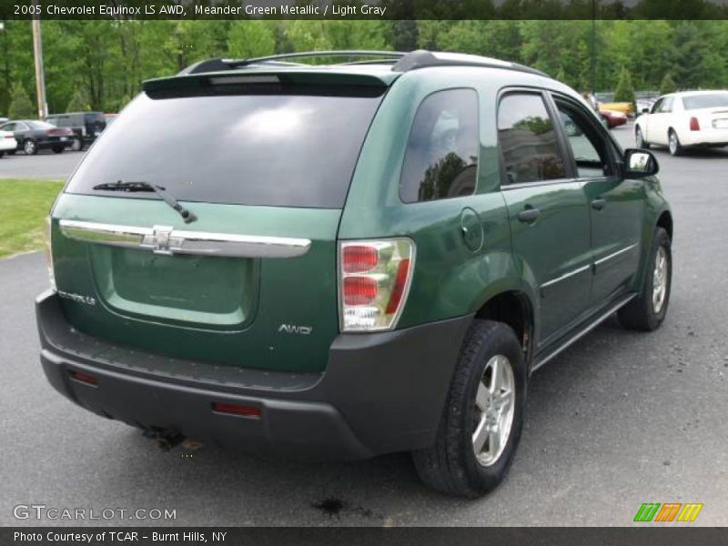 Meander Green Metallic / Light Gray 2005 Chevrolet Equinox LS AWD