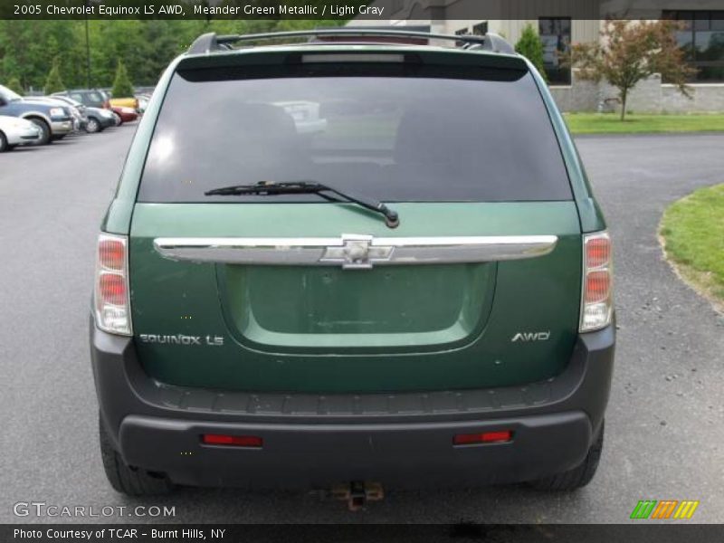 Meander Green Metallic / Light Gray 2005 Chevrolet Equinox LS AWD