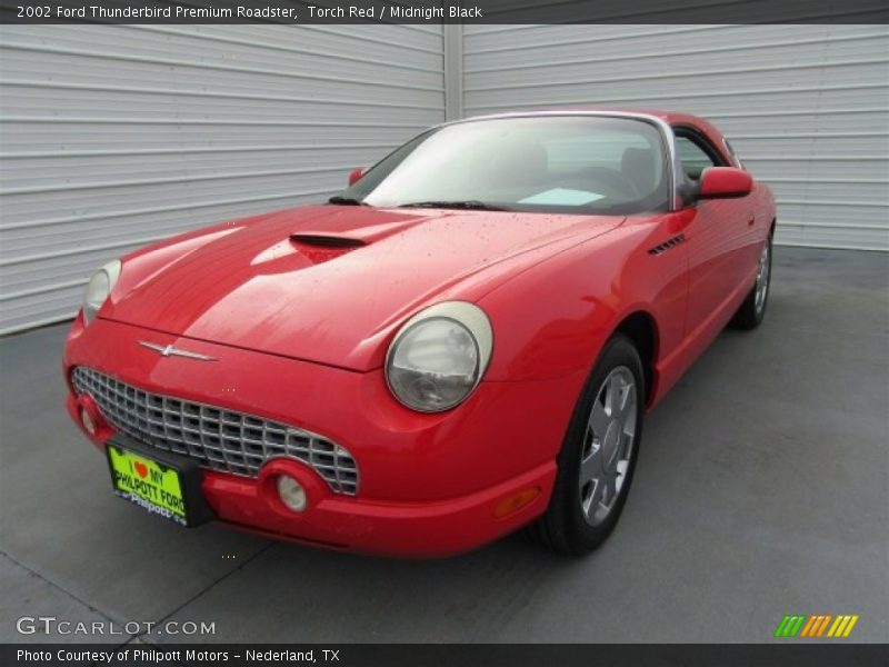 Torch Red / Midnight Black 2002 Ford Thunderbird Premium Roadster