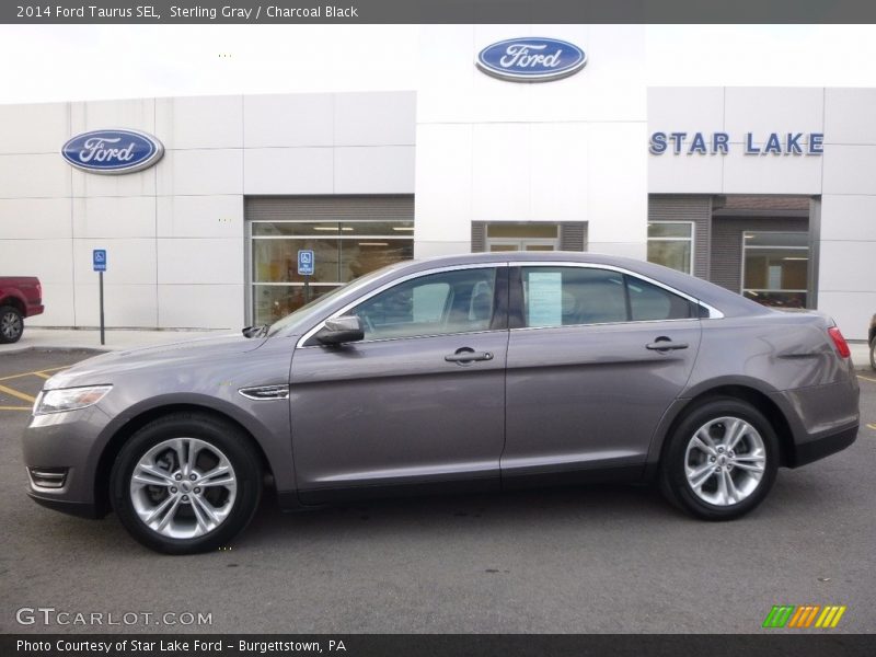 Sterling Gray / Charcoal Black 2014 Ford Taurus SEL