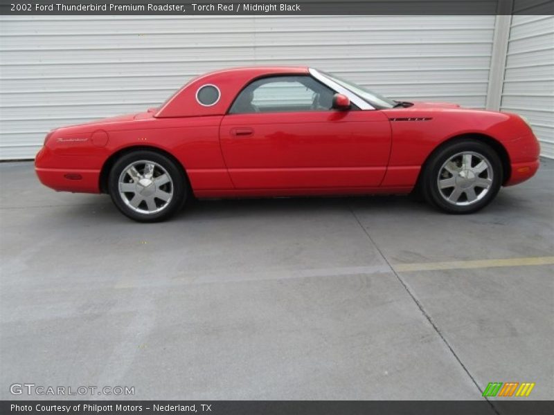 Torch Red / Midnight Black 2002 Ford Thunderbird Premium Roadster