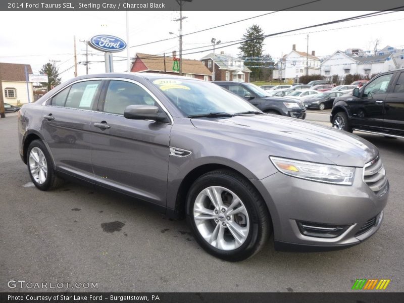 Sterling Gray / Charcoal Black 2014 Ford Taurus SEL