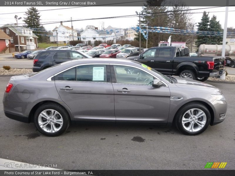 Sterling Gray / Charcoal Black 2014 Ford Taurus SEL