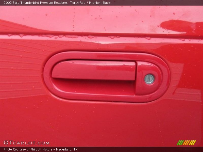 Torch Red / Midnight Black 2002 Ford Thunderbird Premium Roadster