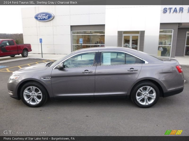 Sterling Gray / Charcoal Black 2014 Ford Taurus SEL