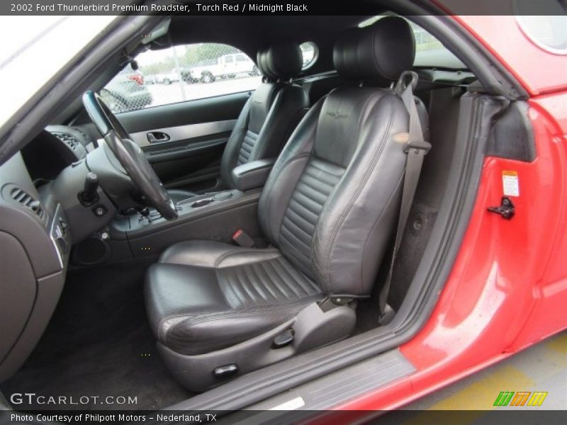 Torch Red / Midnight Black 2002 Ford Thunderbird Premium Roadster