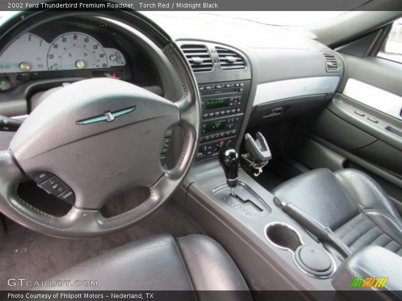 Torch Red / Midnight Black 2002 Ford Thunderbird Premium Roadster