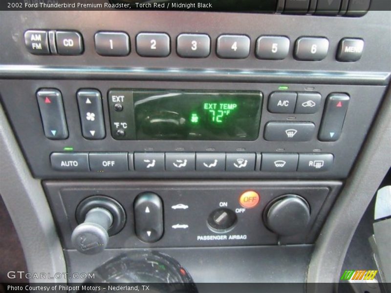 Torch Red / Midnight Black 2002 Ford Thunderbird Premium Roadster