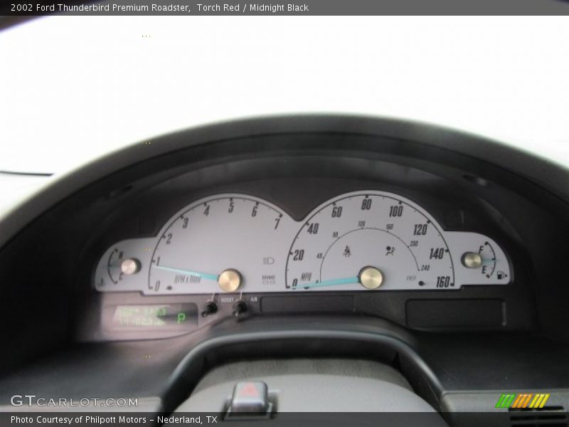 Torch Red / Midnight Black 2002 Ford Thunderbird Premium Roadster