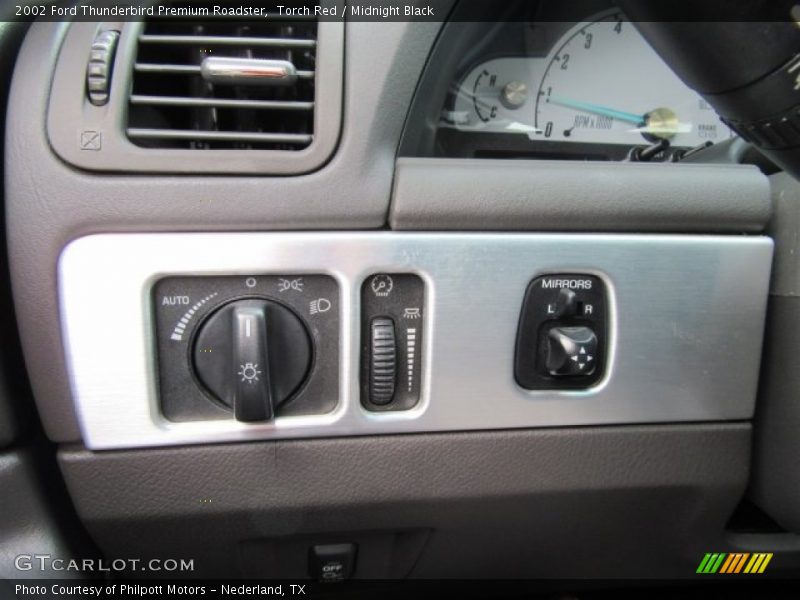 Torch Red / Midnight Black 2002 Ford Thunderbird Premium Roadster