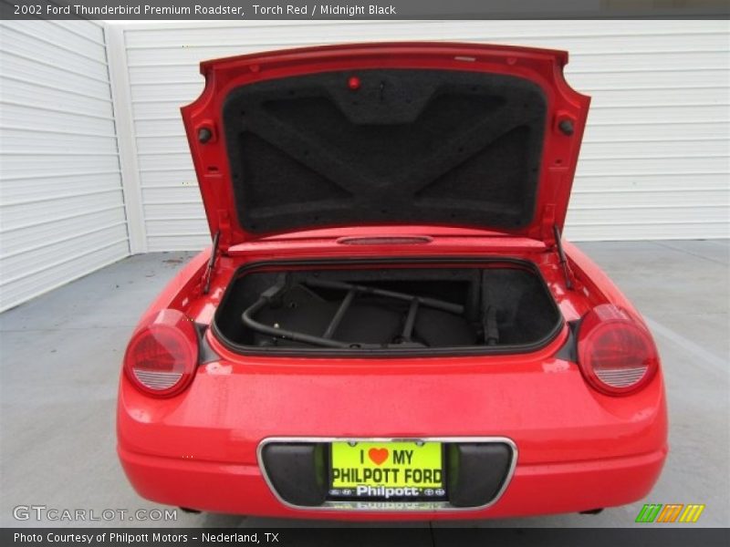 Torch Red / Midnight Black 2002 Ford Thunderbird Premium Roadster